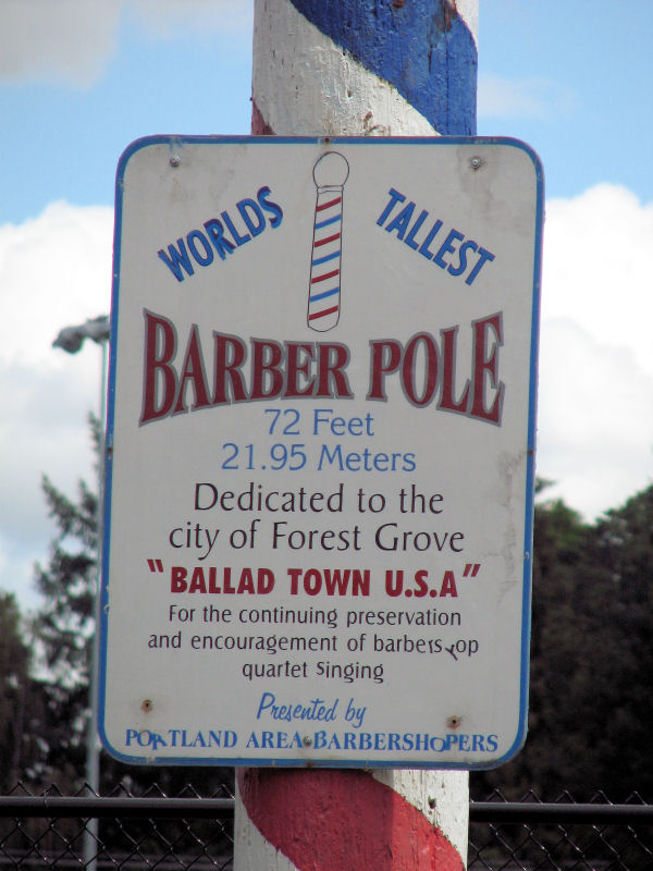 Barber Pole Sign